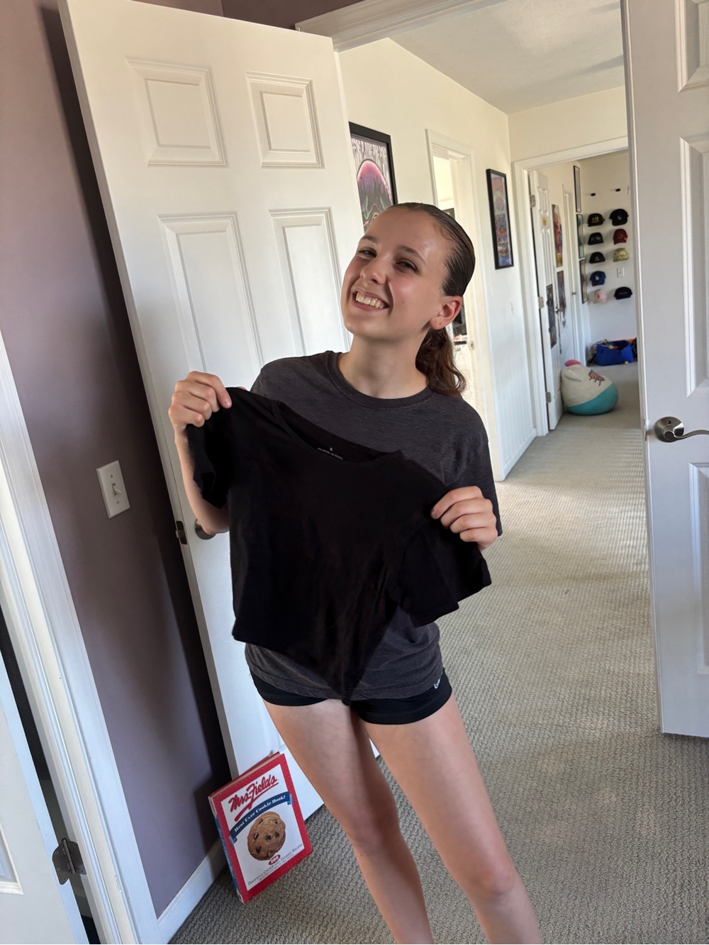 Classic Black Short Sleeve Tee - Women's